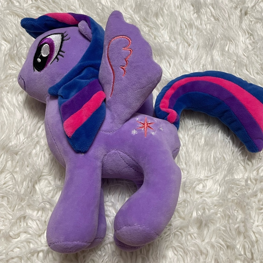 Purple and Blue Plush Toy( my little pony)